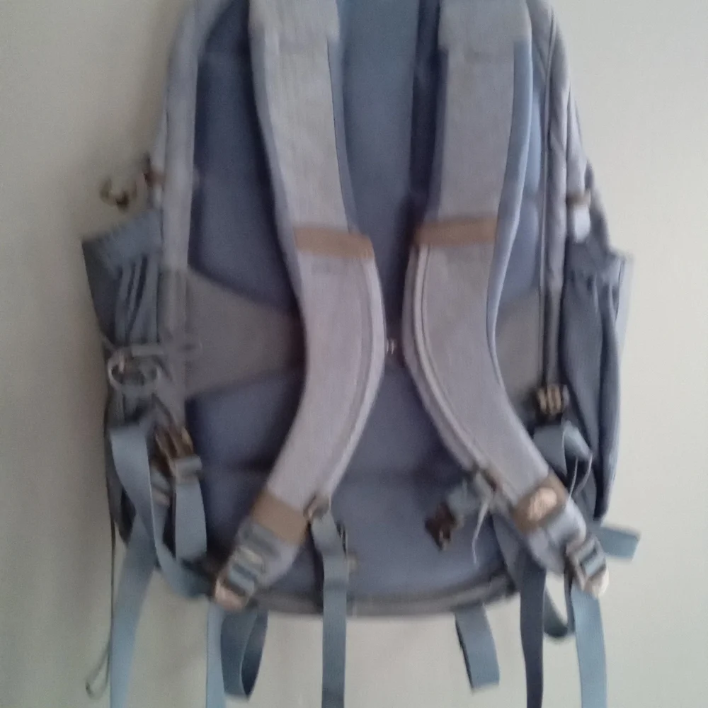 The North Face Borealis Backpack Blue Gray Outdoor School‎ Travel Gear